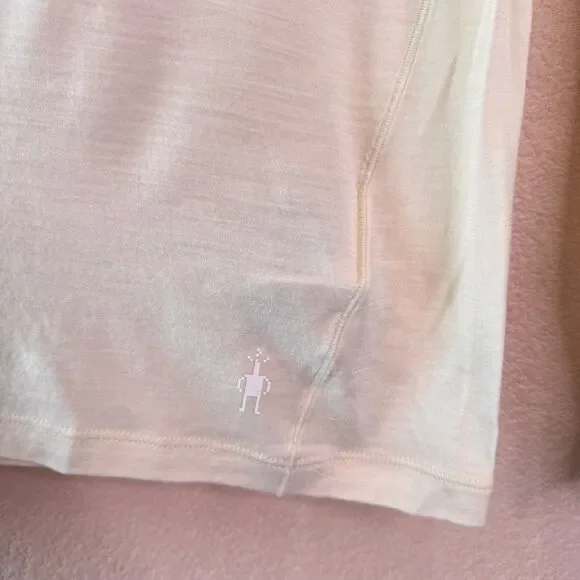 Smartwool Merino Wool Long Sleeve Base Layer Top Cream Natural Womens 1X NWT - Picture 6 of 13